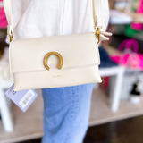 Pixie Mood - Ruth - Recycled Vegan Small Bag - Coconut Cream-130 Accessories-PIXIE MOOD-July & June Women's Fashion Boutique Located in San Antonio, Texas