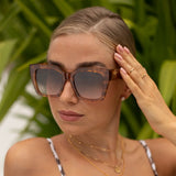 FREYRS - Bon Chic Acetate Oversized Square Sunglasses-130 ACCESSORIES-FREYRS-July & June Women's Fashion Boutique Located in San Antonio, Texas