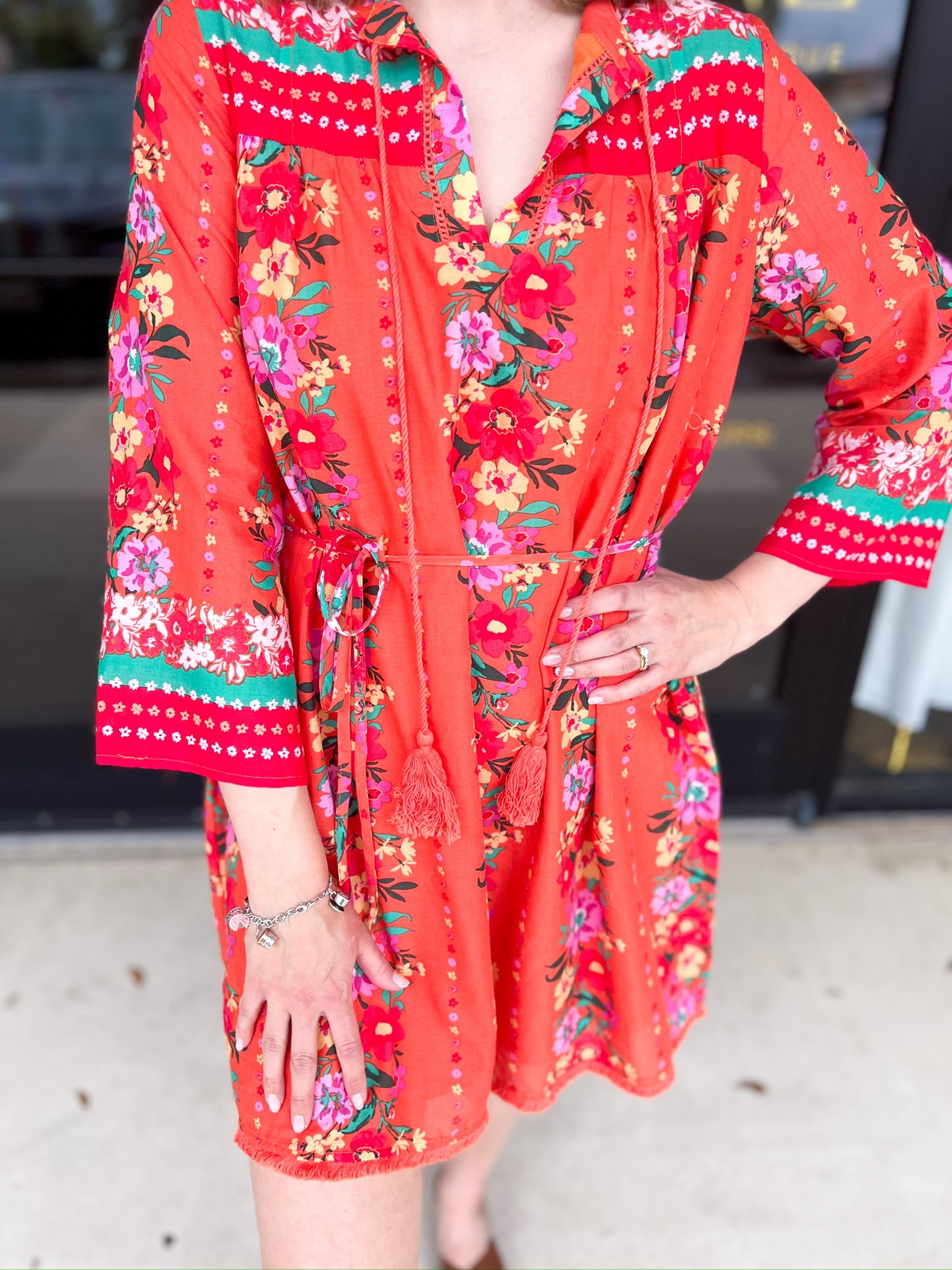 Orange Crush Mini Dress-510 Mini-FATE-July & June Women's Fashion Boutique Located in San Antonio, Texas