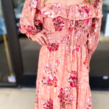 Dusty Blush Midi Dress-500 Midi-FATE-July & June Women's Fashion Boutique Located in San Antonio, Texas