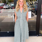 Life's A Picnic Midi Dress - Forrest-500 Midi-ENTRO-July & June Women's Fashion Boutique Located in San Antonio, Texas