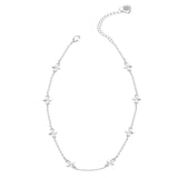 Natalie Wood - Believer Cross Necklace Silver-120 Jewelry & Hair-Natalie Wood-July & June Women's Fashion Boutique Located in San Antonio, Texas