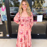 Dusty Blush Midi Dress-500 Midi-FATE-July & June Women's Fashion Boutique Located in San Antonio, Texas