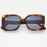 FREYRS - Vivian Acetate Womens Octagonal Sunglasses - Brown Tortoise-130 ACCESSORIES-FREYRS-July & June Women's Fashion Boutique Located in San Antonio, Texas