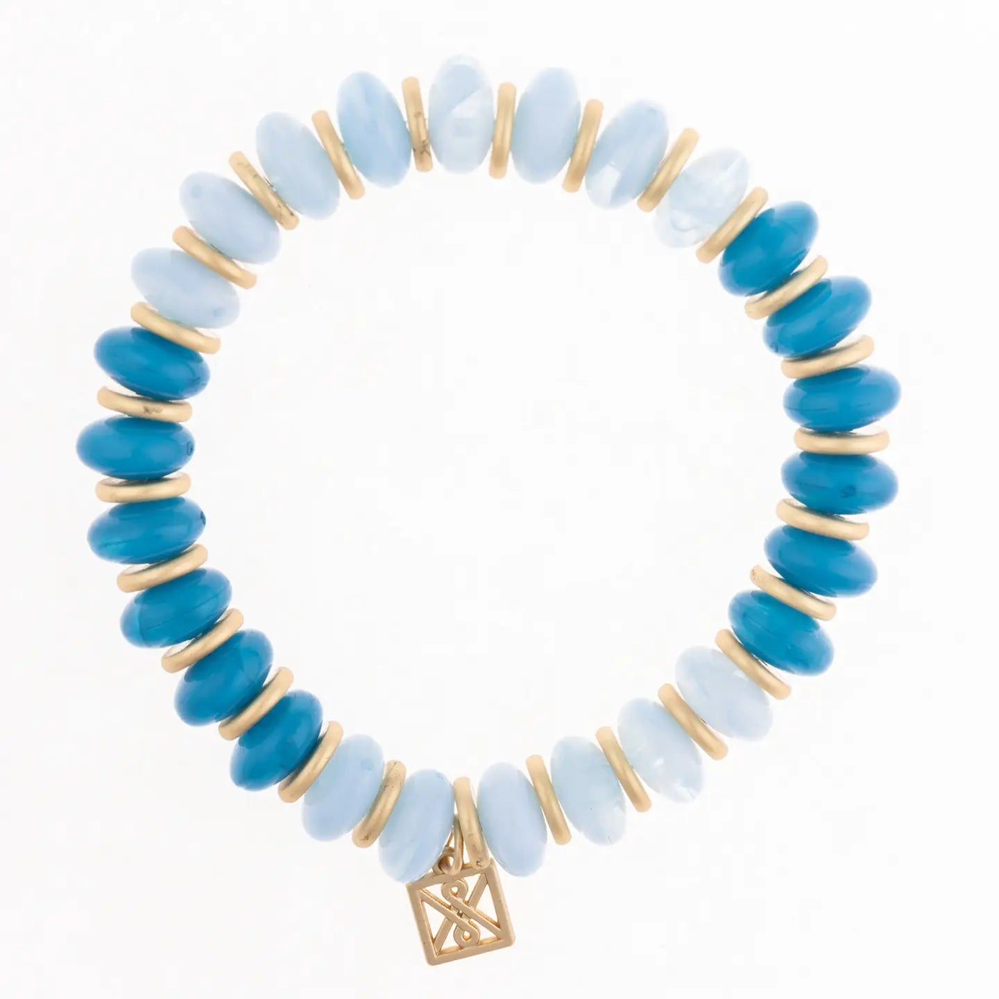 Michelle McDowell - Sky Blue Dallas Bracelet-110 Jewelry & Hair-Michelle McDowell-July & June Women's Fashion Boutique Located in San Antonio, Texas