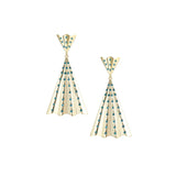 Natalie Wood - Solaris Statement Earrings in Aqua Glass-110 Jewelry & Hair-Natalie Wood-July & June Women's Fashion Boutique Located in San Antonio, Texas