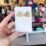 Easton Elle- Citrine Triple Stud Earrings-110 Jewelry & Hair-Easton Elle-July & June Women's Fashion Boutique Located in San Antonio, Texas