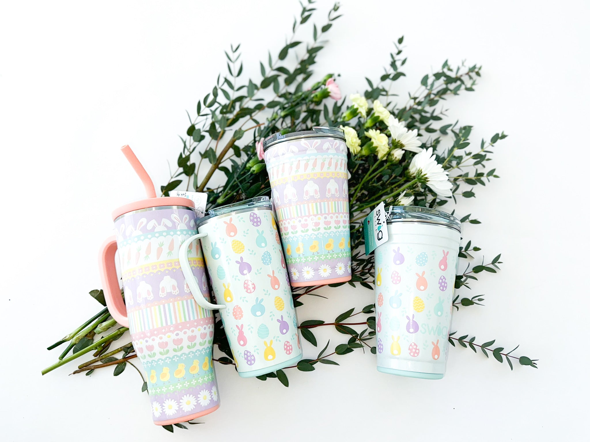 SWIG - Egg Hunt Travler Mug 22oz-140 - HOME & GIFT-SWIG-July & June Women's Fashion Boutique Located in San Antonio, Texas