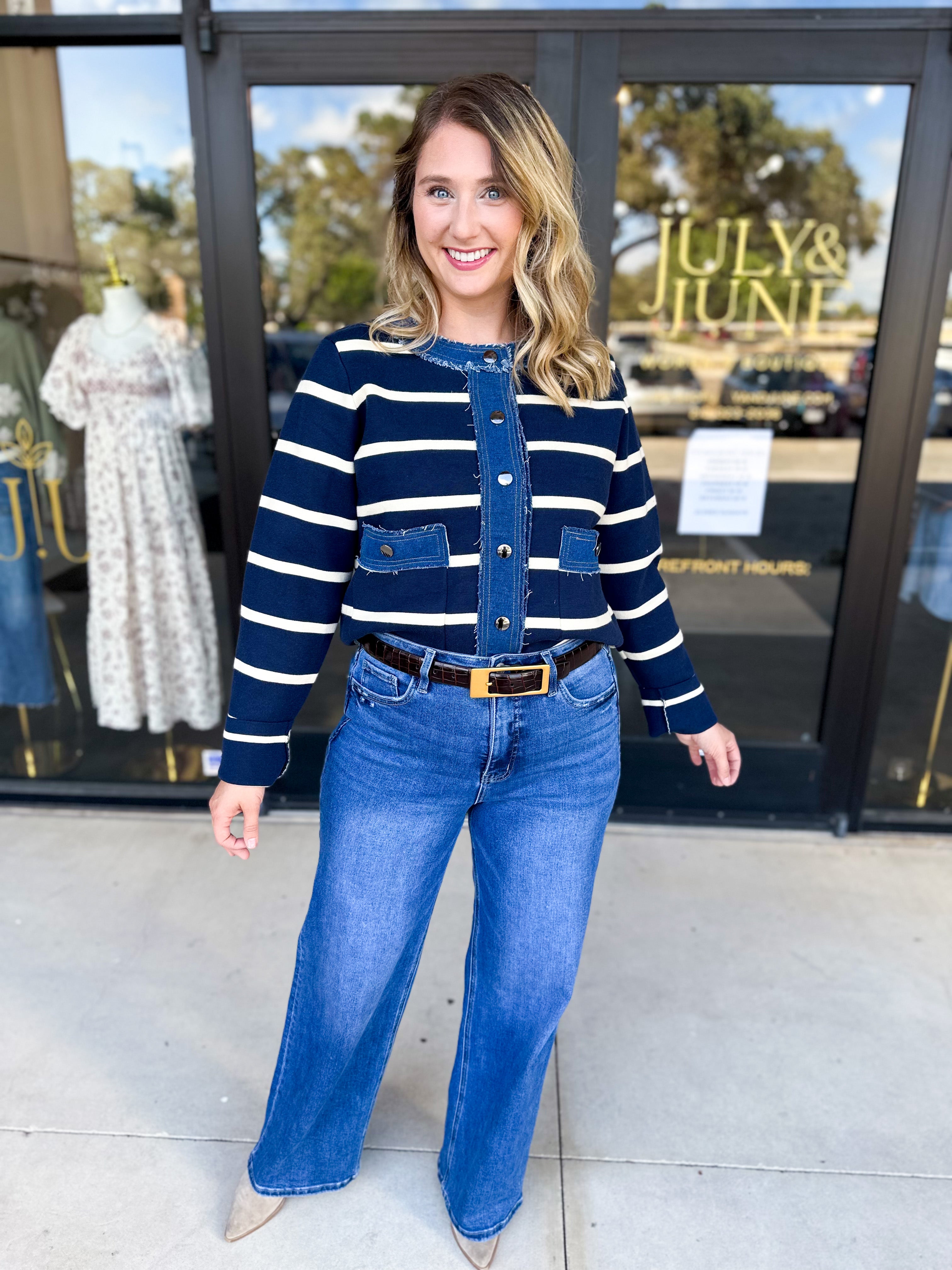 Vervet - High Rise 90s Tummy Control Jeans-400 Pants-VEVERT BY FLYING MONKEY-July & June Women's Fashion Boutique Located in San Antonio, Texas