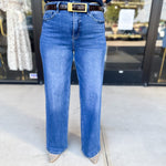 Vervet - High Rise 90s Tummy Control Jeans-400 Pants-VEVERT BY FLYING MONKEY-July & June Women's Fashion Boutique Located in San Antonio, Texas