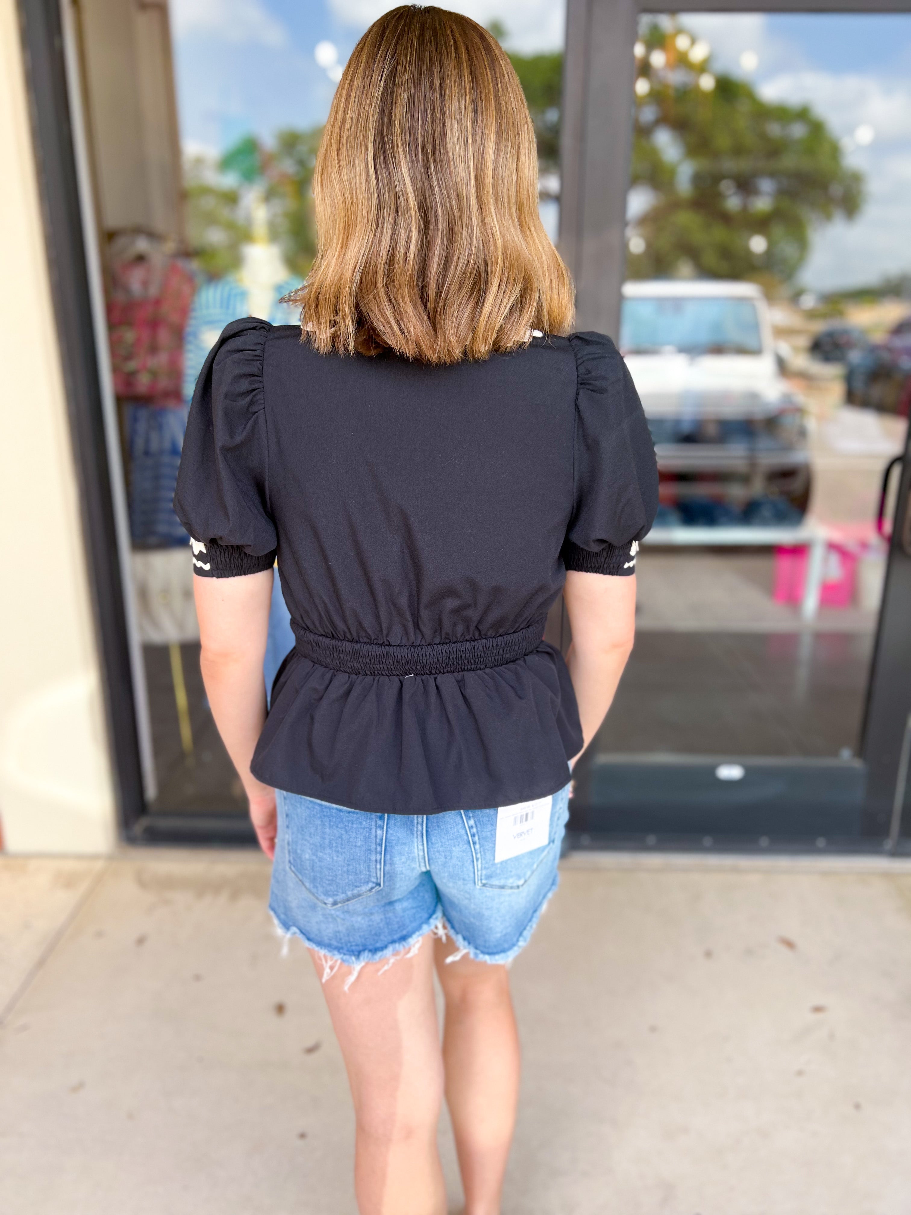 Kendra Blouse-200 Fashion Blouses-ENTRO-July & June Women's Fashion Boutique Located in San Antonio, Texas