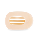 Teleties - Flat Round Hair Clips - Large - Almond Beige-110 Jewelry & Hair-Teleties-July & June Women's Fashion Boutique Located in San Antonio, Texas