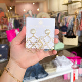 Natalie Wood - Bloom Statement Earrings in Pearl-110 Jewelry & Hair-Natalie Wood-July & June Women's Fashion Boutique Located in San Antonio, Texas