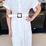 Yara Belt - White - 2 Sizes-130 Accessories-SHIRALEAH-July & June Women's Fashion Boutique Located in San Antonio, Texas