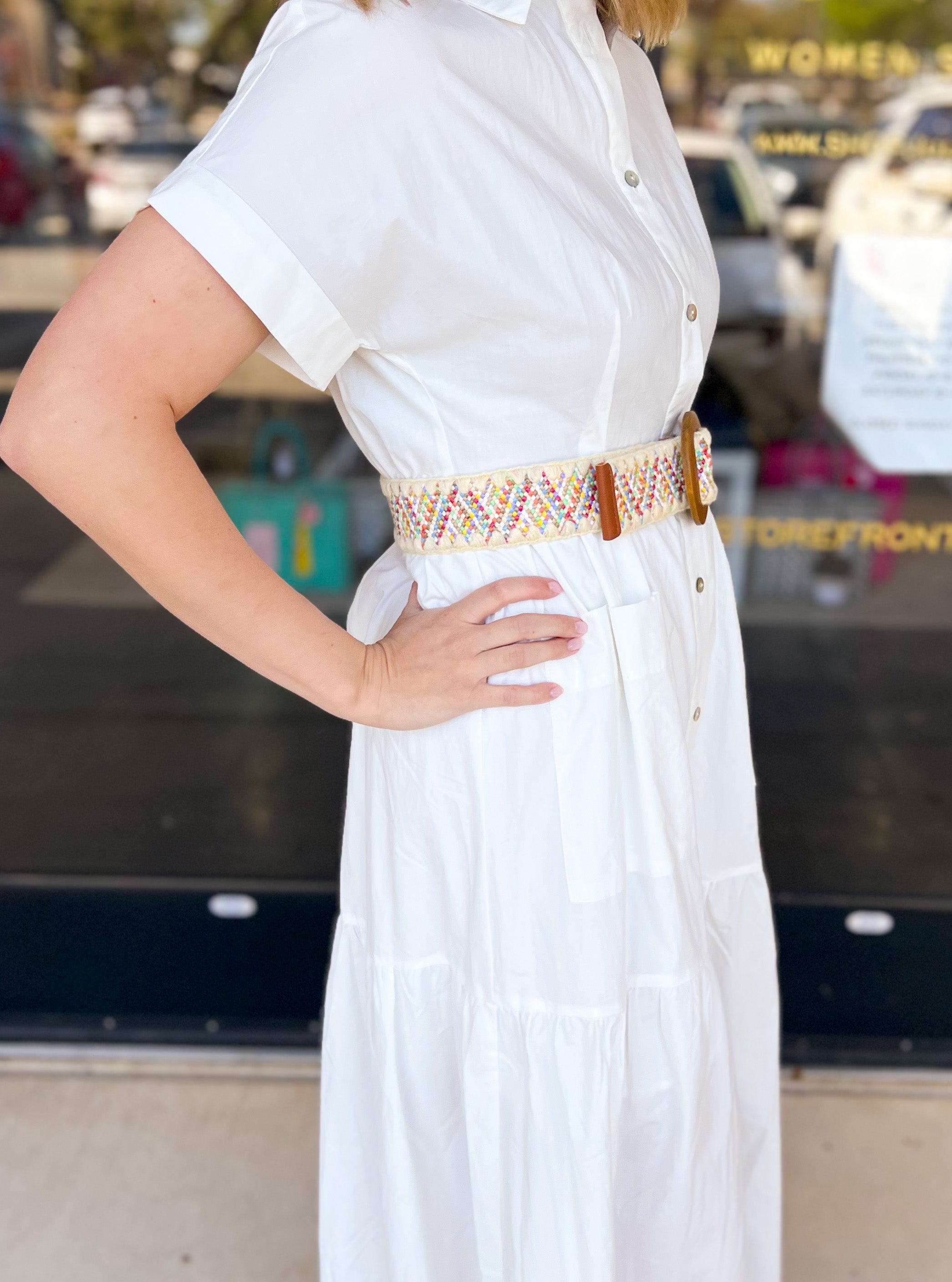 Kyra Belt - Multi - 2 Sizes-130 Accessories-SHIRALEAH-July & June Women's Fashion Boutique Located in San Antonio, Texas