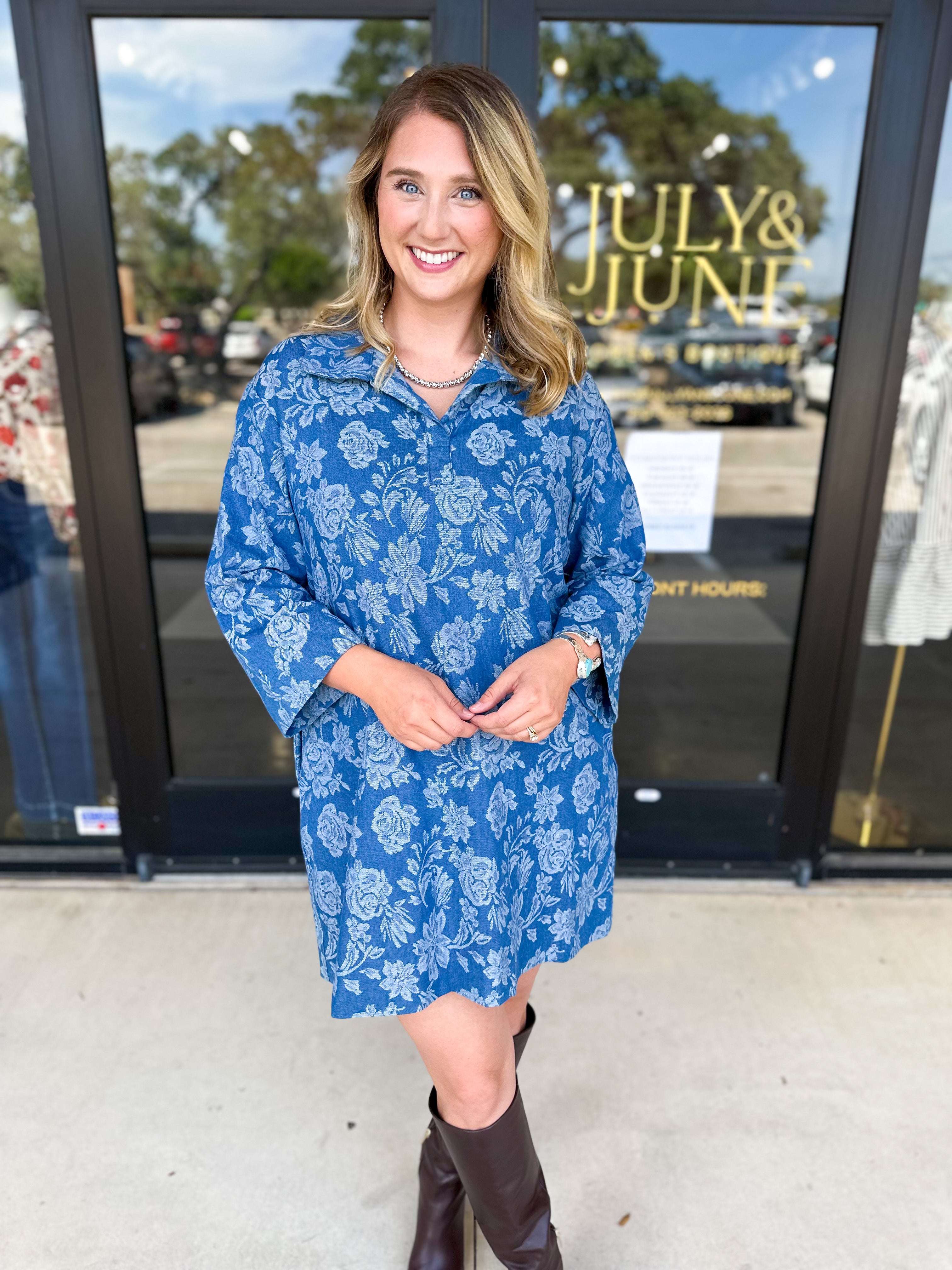The Hudson Mini Dress-510 Mini-JODIFL-July & June Women's Fashion Boutique Located in San Antonio, Texas