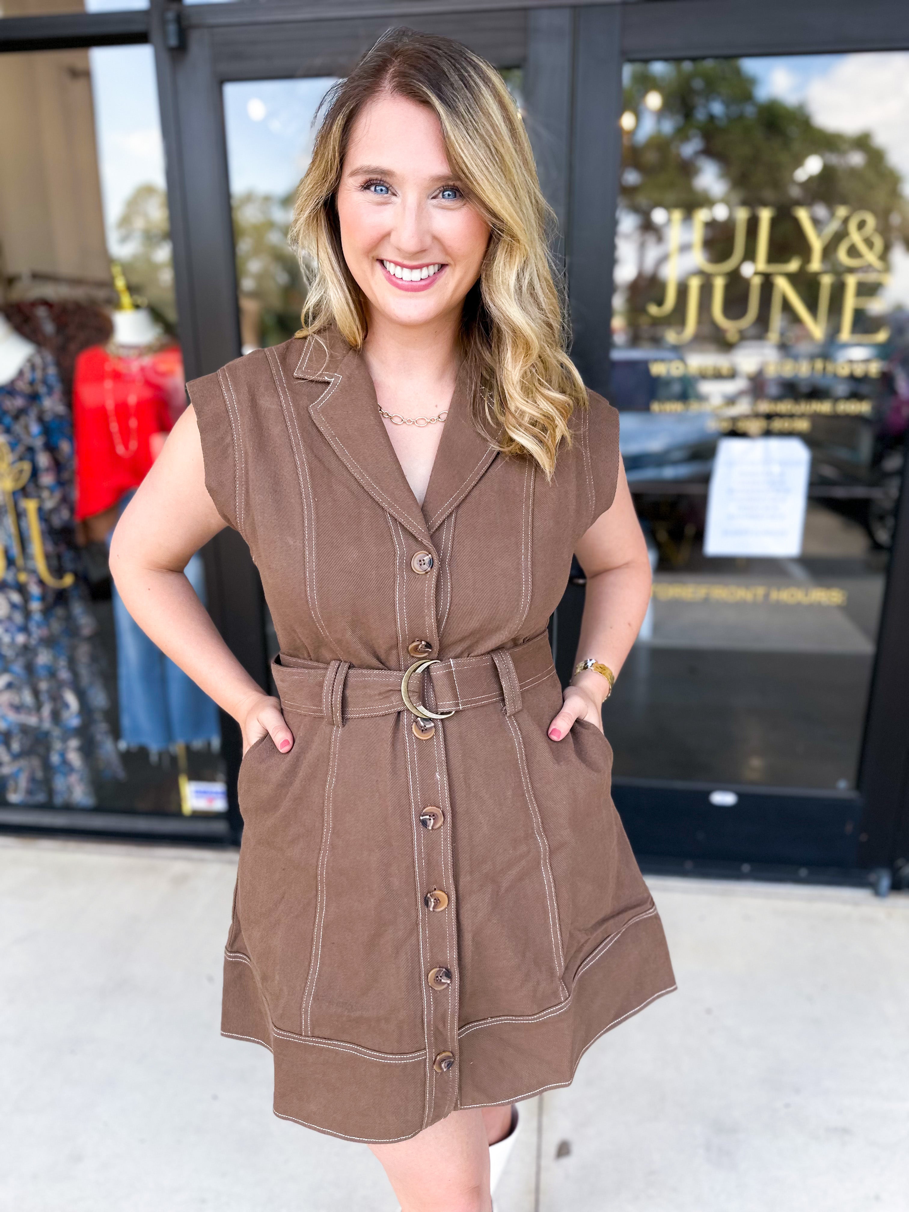 The Arden Mini Dress-510 Mini-ENTRO-July & June Women's Fashion Boutique Located in San Antonio, Texas