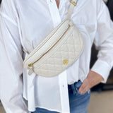 Natalie Wood - Grace Belt Bag in Cream-130 Accessories-Natalie Wood-July & June Women's Fashion Boutique Located in San Antonio, Texas