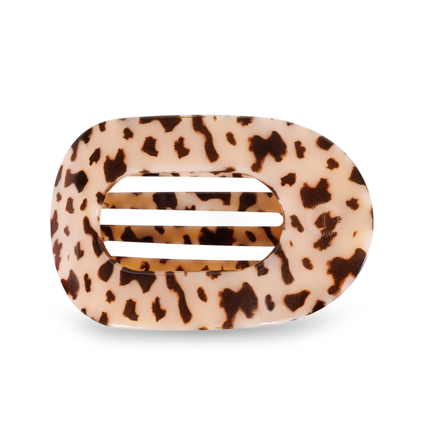 Teleties - Flat Round Hair Clips - Large - Blonde Tortoise-110 Jewelry & Hair-Teleties-July & June Women's Fashion Boutique Located in San Antonio, Texas