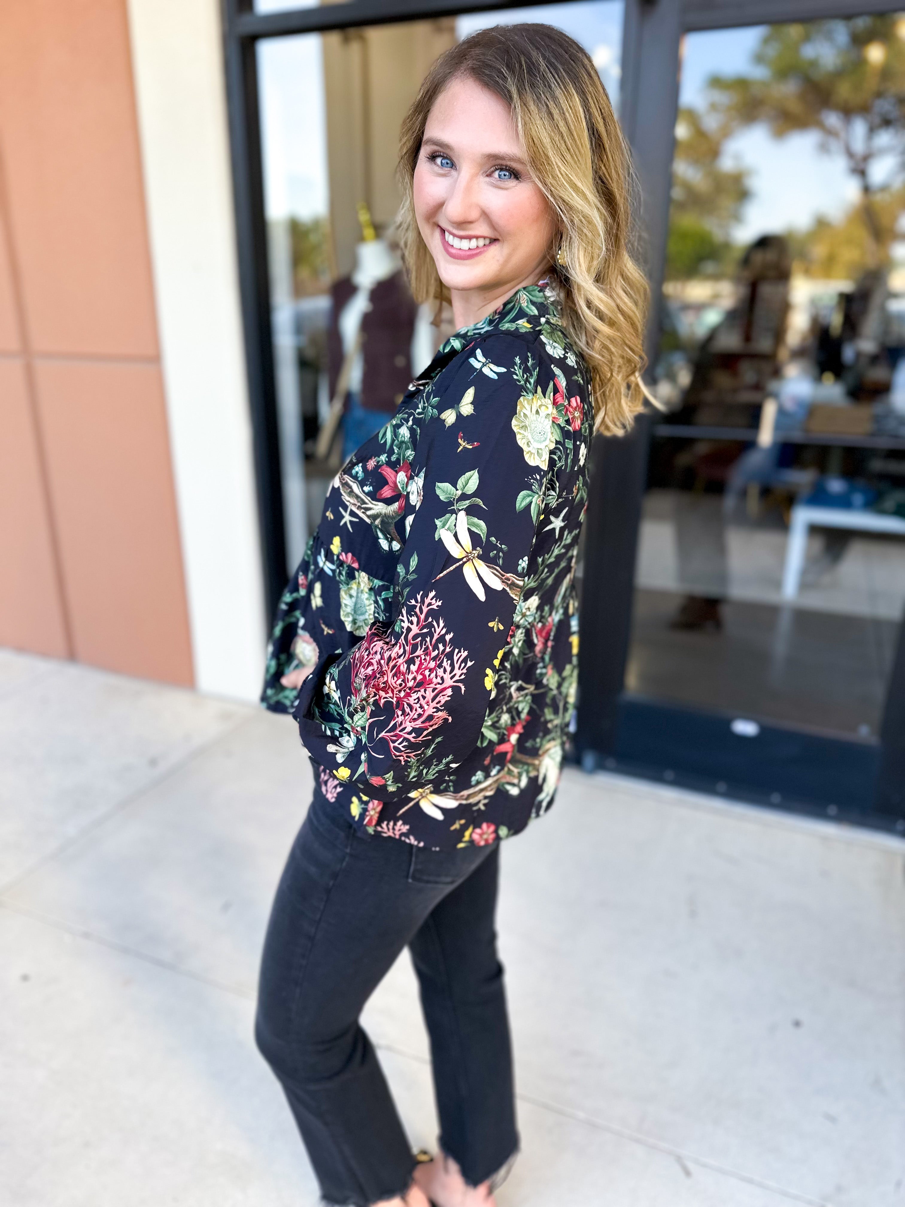 Full of Wonder Blouse-200 Fashion Blouses-FATE-July & June Women's Fashion Boutique Located in San Antonio, Texas