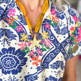 Scarf Necklace - Yellow Star-110 Jewelry & Hair-HART DESIGNS-July & June Women's Fashion Boutique Located in San Antonio, Texas