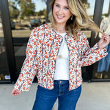 Harvest Floral Quilted Jacket-600 Outerwear-FATE-July & June Women's Fashion Boutique Located in San Antonio, Texas