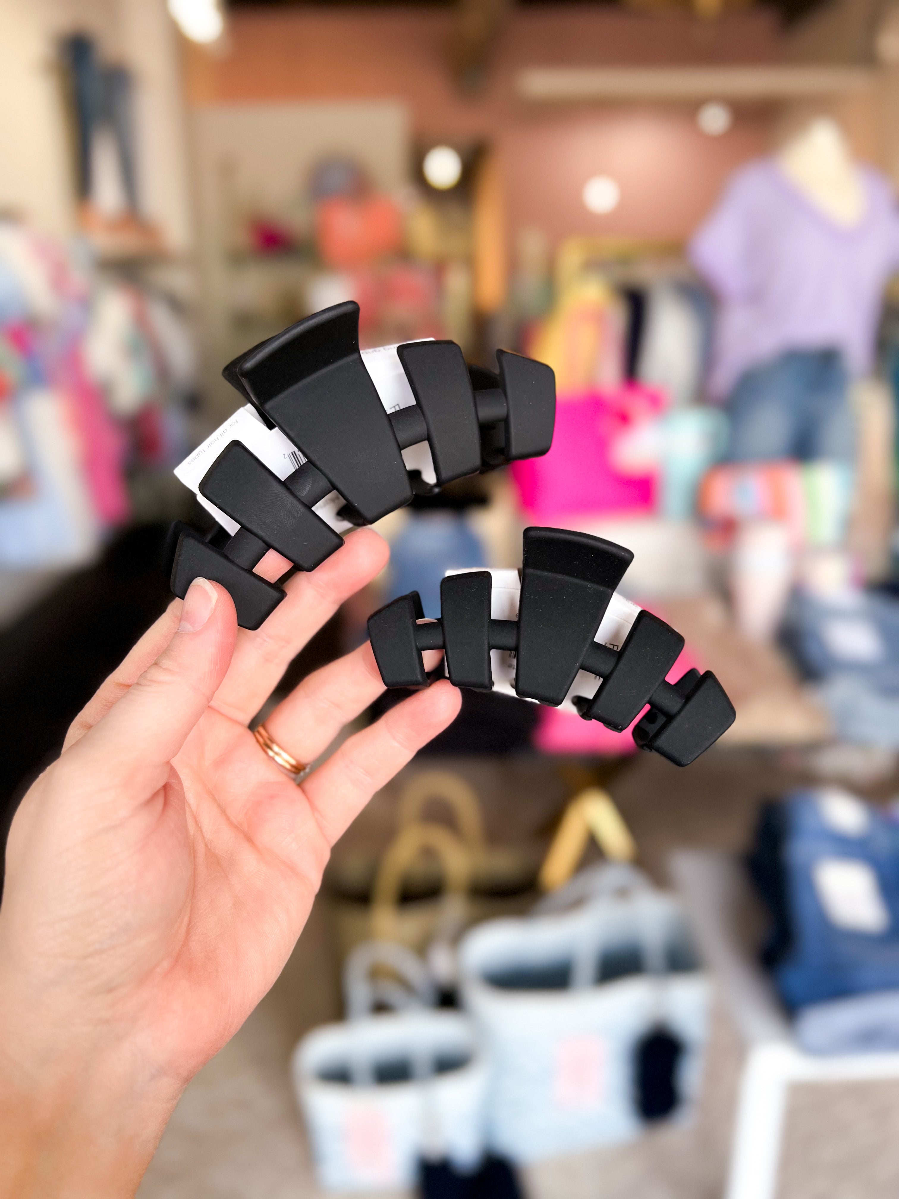 Teleties Hair Claws - Medium - Midnight Matte-110 Jewelry & Hair-Teleties-July & June Women's Fashion Boutique Located in San Antonio, Texas