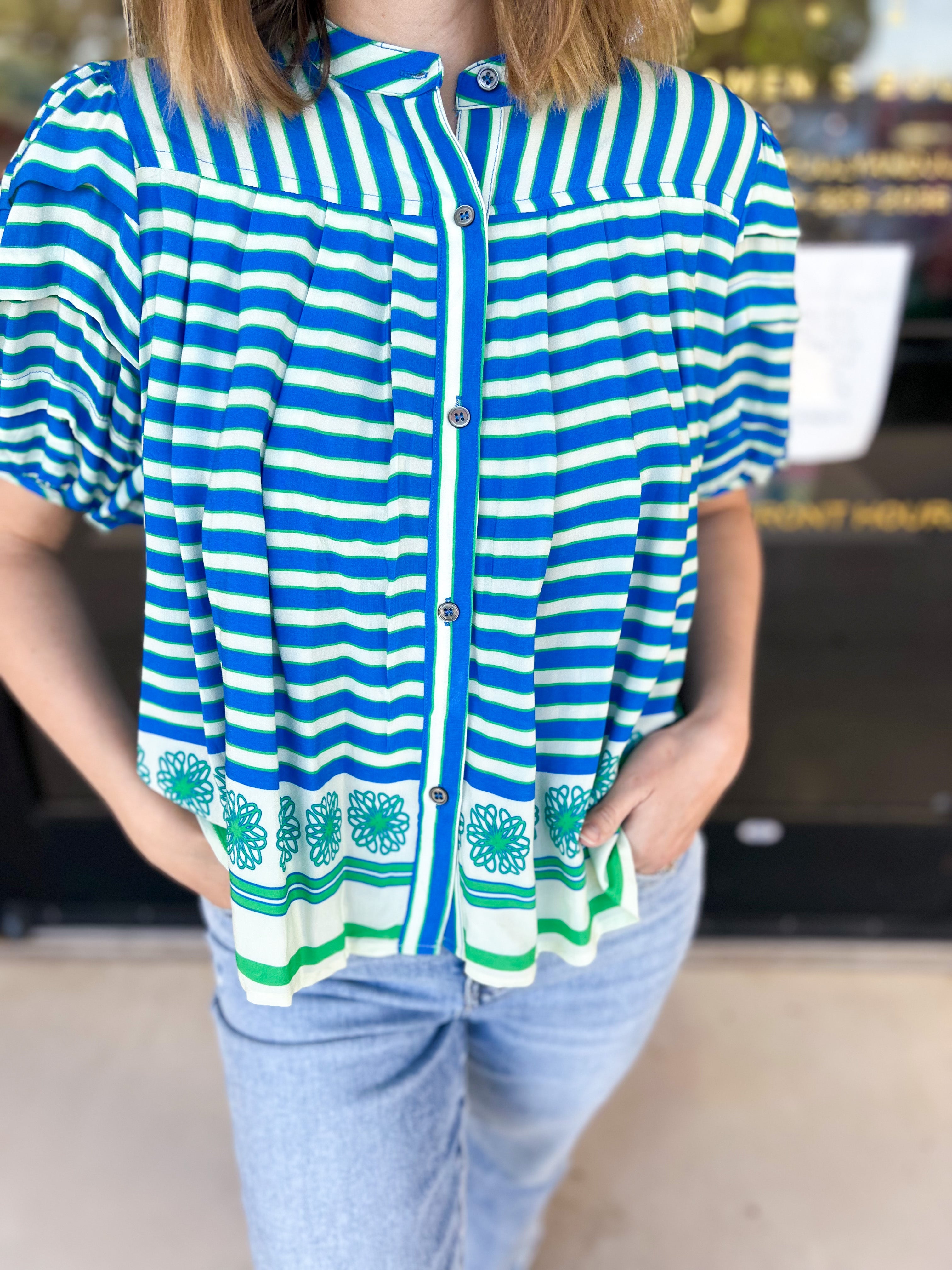 The Ellie Blouse-200 Fashion Blouses-OLIVACEOUS-July & June Women's Fashion Boutique Located in San Antonio, Texas