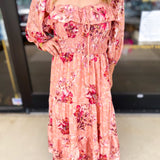 Dusty Blush Midi Dress-500 Midi-FATE-July & June Women's Fashion Boutique Located in San Antonio, Texas