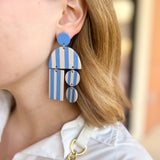 Sunshine Tienda - Blue Tide Mobile Earrings-110 Jewelry & Hair-Sunshine Tienda-July & June Women's Fashion Boutique Located in San Antonio, Texas