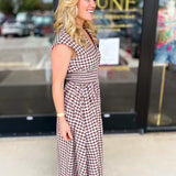 Life's A Picnic Midi Dress - Mocha-500 Midi-ENTRO-July & June Women's Fashion Boutique Located in San Antonio, Texas