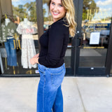 Tailored Knit Long Sleeve - Black-230 Sweaters/Cardis-LISTICLE-July & June Women's Fashion Boutique Located in San Antonio, Texas