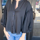 The Avery Blouse - Black-200 Fashion Blouses-FATE-July & June Women's Fashion Boutique Located in San Antonio, Texas