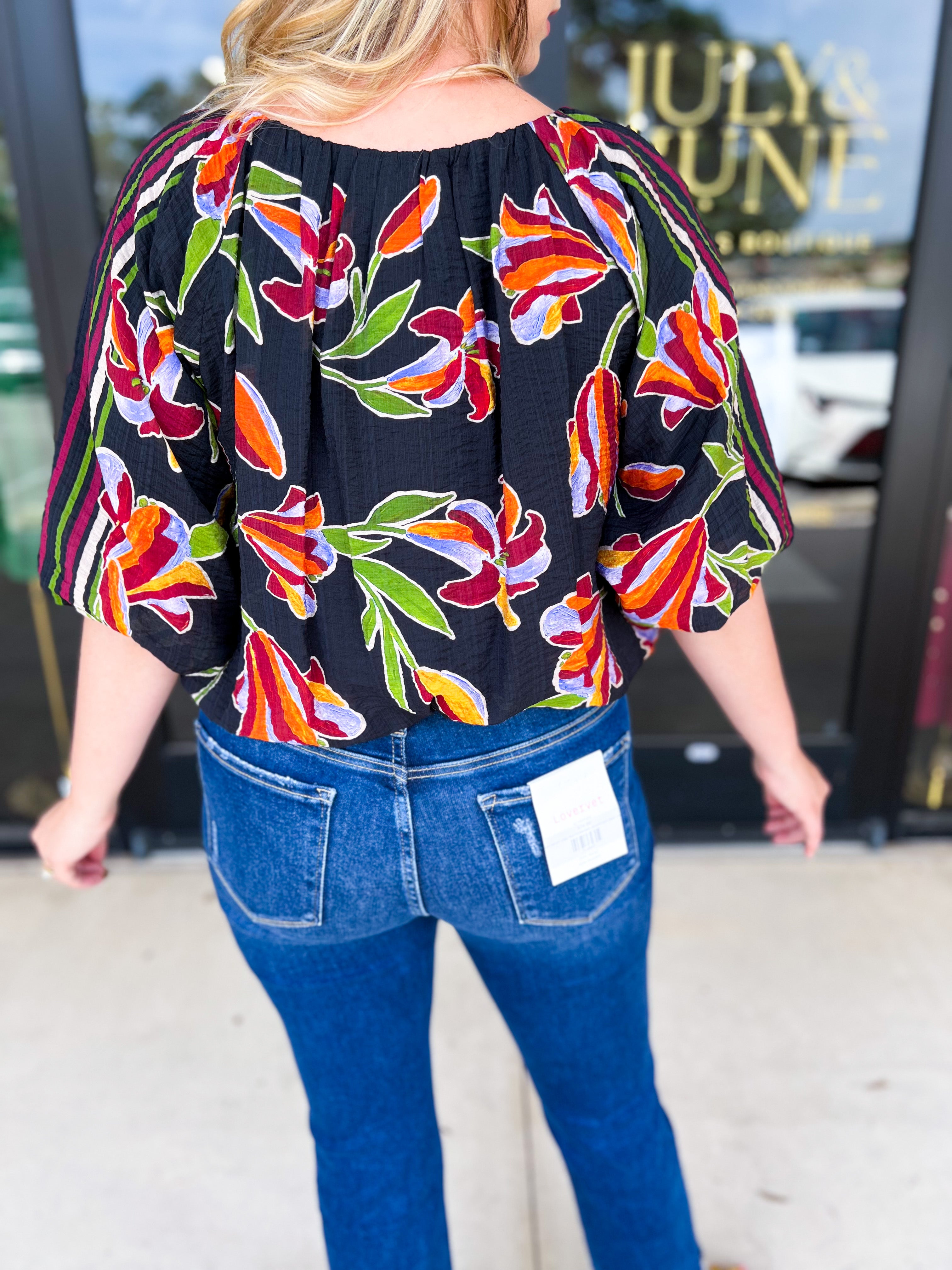 THML - The Astrid Blouse-200 Fashion Blouses-THML-July & June Women's Fashion Boutique Located in San Antonio, Texas