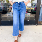Vervet Hig Rise Utility Jeans-400 Pants-VEVERT BY FLYING MONKEY-July & June Women's Fashion Boutique Located in San Antonio, Texas