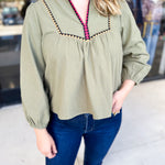 The Courtney Blouse-200 Fashion Blouses-ABLE-July & June Women's Fashion Boutique Located in San Antonio, Texas
