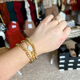 Stretchy Beam Bracelet Large - Easton Elle-110 Jewelry & Hair-Easton Elle-July & June Women's Fashion Boutique Located in San Antonio, Texas