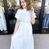 First Lady Midi Dress-500 Midi-PINCH-July & June Women's Fashion Boutique Located in San Antonio, Texas