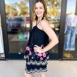 Fiesta Night Halter Mini Dress-510 Mini-ANDREE BY UNIT-July & June Women's Fashion Boutique Located in San Antonio, Texas