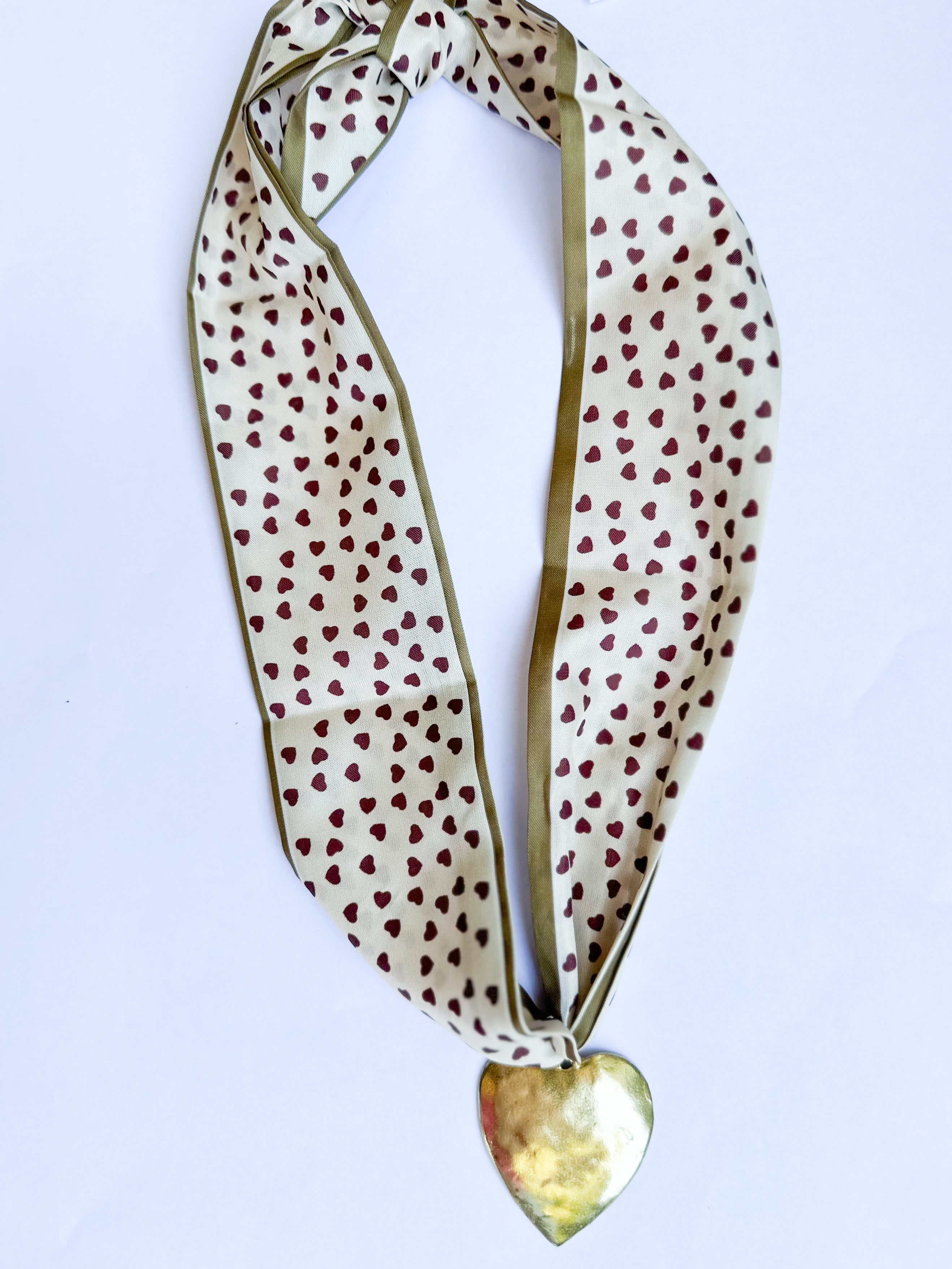 Scarf Necklace - The Heart Lover-110 Jewelry & Hair-HART DESIGNS-July & June Women's Fashion Boutique Located in San Antonio, Texas