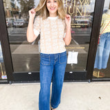 Vervet - High Rise Wide Leg Trouser Jeans-400 Pants-VEVERT BY FLYING MONKEY-July & June Women's Fashion Boutique Located in San Antonio, Texas