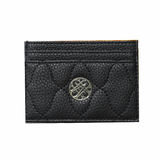 Natalie Wood - Grace Card Holder in Black-130 Accessories-Natalie Wood-July & June Women's Fashion Boutique Located in San Antonio, Texas