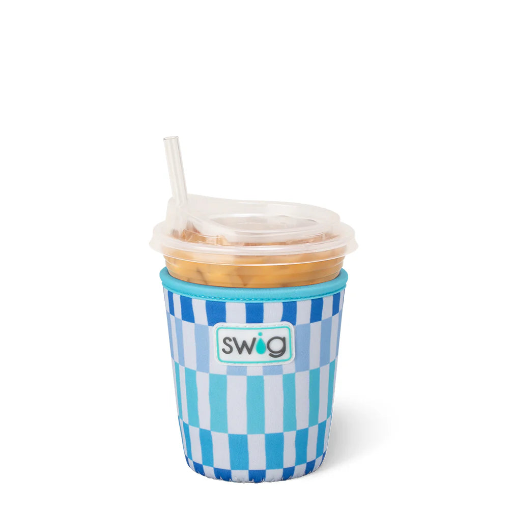 SWIG - Glacier Stripe Iced Cup Coolie - Small-140 Gifts + Home-SWIG-July & June Women's Fashion Boutique Located in San Antonio, Texas