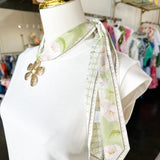 Scarf Necklace - Flower Power-110 Jewelry & Hair-HART DESIGNS-July & June Women's Fashion Boutique Located in San Antonio, Texas