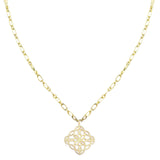 Natalie Wood - Bloom Drop Necklace in Gold-110 Jewelry & Hair-Natalie Wood-July & June Women's Fashion Boutique Located in San Antonio, Texas