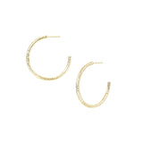 Natalie Wood - Horizon Hoop Earrings in Gold-110 Jewelry & Hair-Natalie Wood-July & June Women's Fashion Boutique Located in San Antonio, Texas