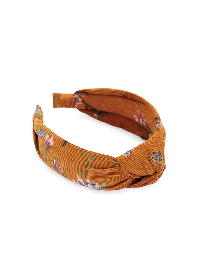 Floral Knotted Headband - Rust-130 ACCESSORIES-SHIRALEAH-July & June Women's Fashion Boutique Located in San Antonio, Texas