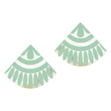 Sunshine Tienda -Seafoam Tile Earrings-110 Jewelry & Hair-Sunshine Tienda-July & June Women's Fashion Boutique Located in San Antonio, Texas