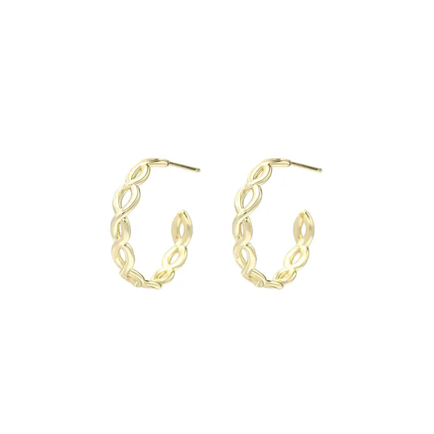 Natalie Wood - Bloom Mini Hoop Earrings in Gold-110 Jewelry & Hair-Natalie Wood-July & June Women's Fashion Boutique Located in San Antonio, Texas