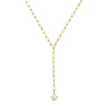 Natalie Wood - Shine Bright Pearl Lariat Necklace in Gold-110 Jewelry & Hair-Natalie Wood-July & June Women's Fashion Boutique Located in San Antonio, Texas